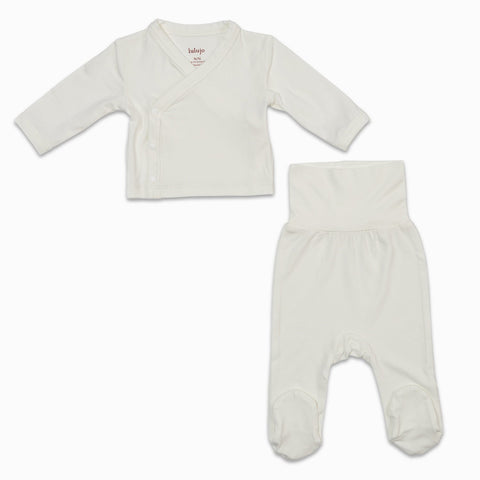 Newborn 2pc Set - White (0-3 months)