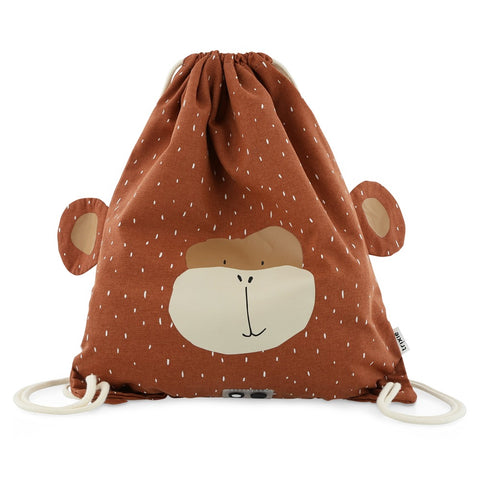 Trixie:Drawstring Bag - Mr. Monkey