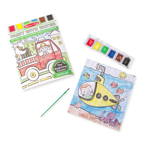 Paint with Water Vehicles