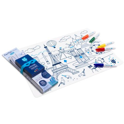 Paris Colouring Playmat