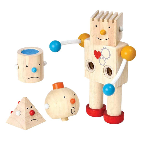 PlanToys Build A Robot - Beige