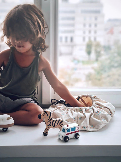 Play&Go - Playmat and Storage Bag - Rainbows