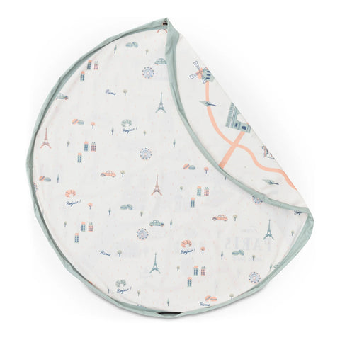 Play and Go - Playmat and Storage bag - Paris Map