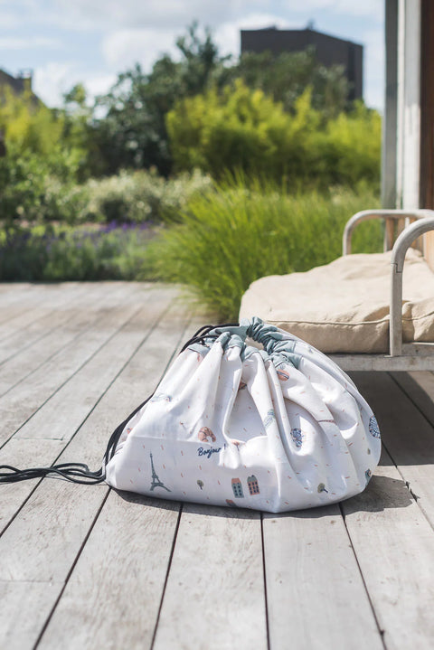 Play and Go - Playmat and Storage bag - Paris Map