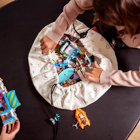 Play and Go - Playmat and Storage bag Mini - Rainbow