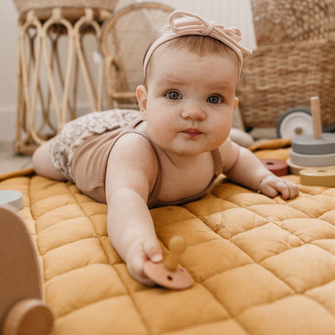 Play&Go - Organic Baby Mat - Mustard Chai Thai