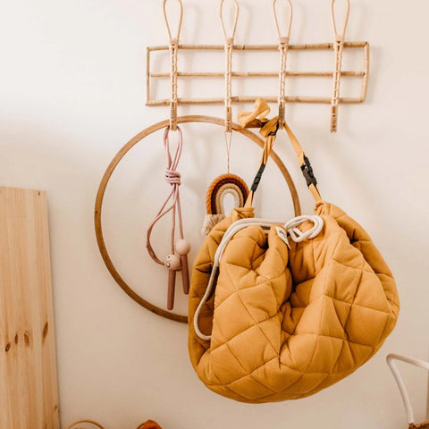 Play&Go - Organic Baby Mat - Mustard Chai Thai