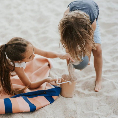 Play&Go - Storage Bag Outdoor Stripes Mokka