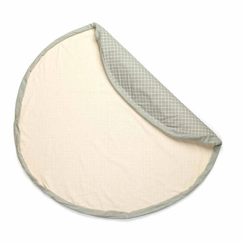 Play and Go - Playmat and Storage bag Organic - Grid Green