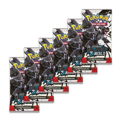 Pokémon Scarlet & Violet-Black Bolt Booster Bundle (6 Packs)