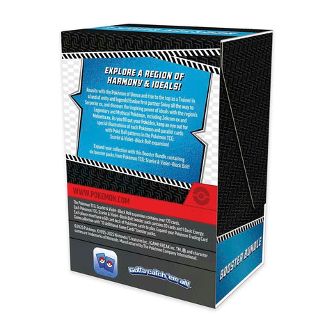 Pokémon Scarlet & Violet-Black Bolt Booster Bundle (6 Packs)