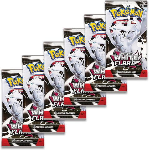 Pokémon  Scarlet & Violet-White Flare Booster Bundle (6 Packs) 1