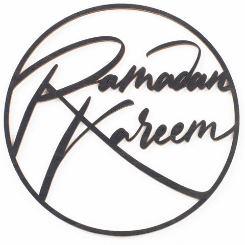 Ramadan Wooden Cutout | Stylish & Reusable Decor | Papierdrachen
