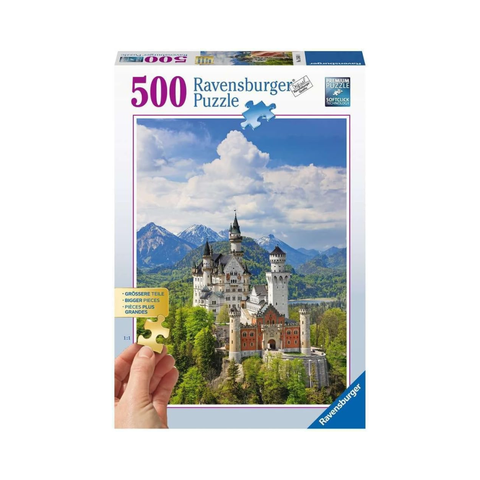 Ravensburger - Neuschwanstein Castle 500‑Piece Jigsaw Puzzle - Ages 12+