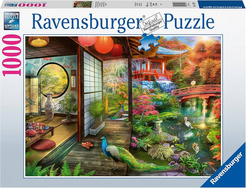 Ravensburger 1000‑Piece Japanese Garden Teahouse Puzzle