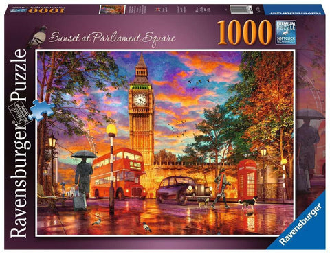 Ravensburger 1000‑Piece Sunset at Parliament Square Puzzle