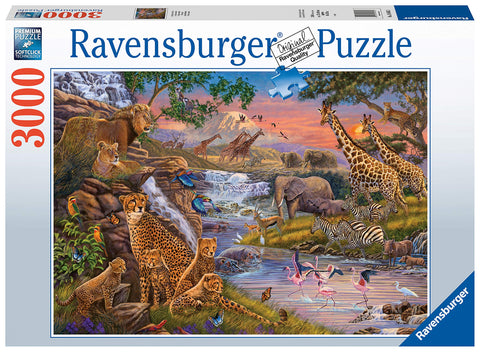Ravensburger 3000‑Piece Animal Kingdom Puzzle