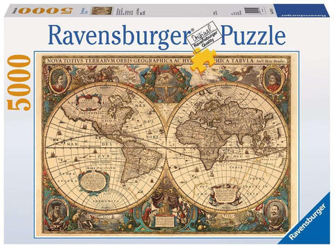 Ravensburger 5000‑Piece Antique World Map Puzzle
