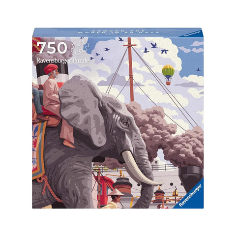 Ravensburger Art & Soul Around the World in 80 Days 750 Piece Jigsaw Puzzle for Adults