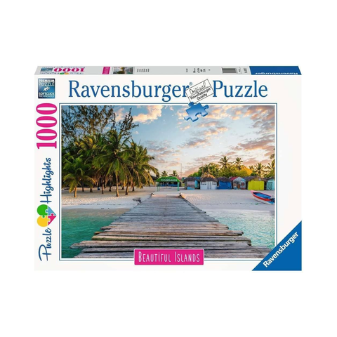 Ravensburger Caribbean Island 1000 Piece Jigsaw Puzzle for Adults
