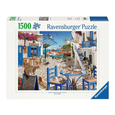 Ravensburger Cats of Mykonos 1500 Piece Jigsaw Puzzle