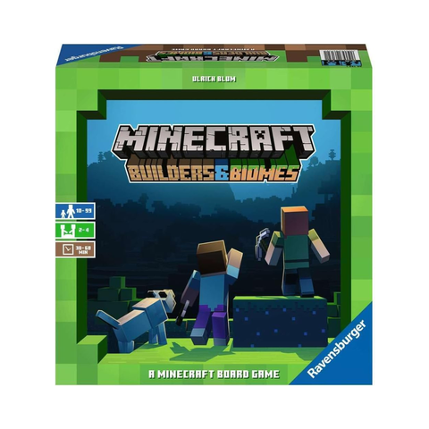 Ravensburger Minecraft Builders & Biomes Strategy Board Game – 2–4 Players - Ages 10+