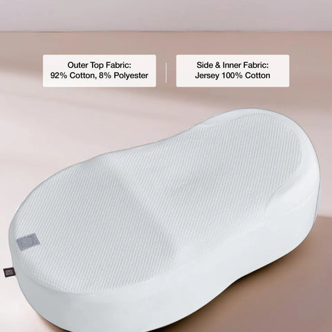 Red Castle Cocoonababy Fitted Sheet White