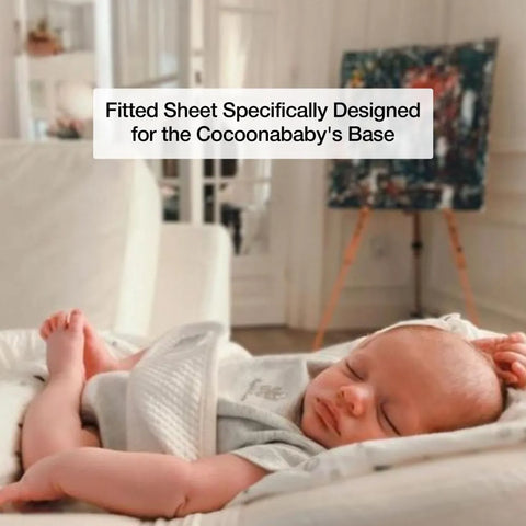 Red Castle Cocoonababy Fitted Sheet White