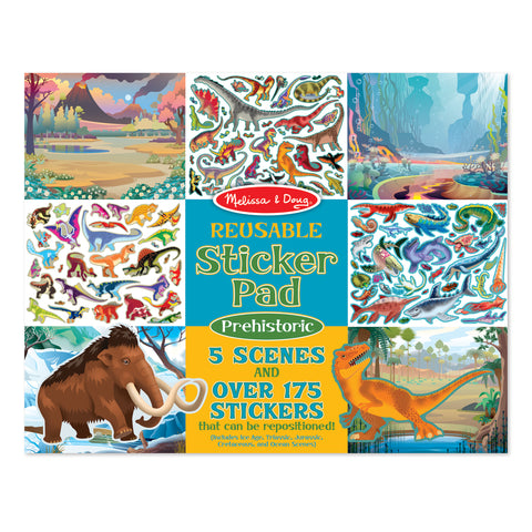 Reusable Sticker Pad Prehistoric 