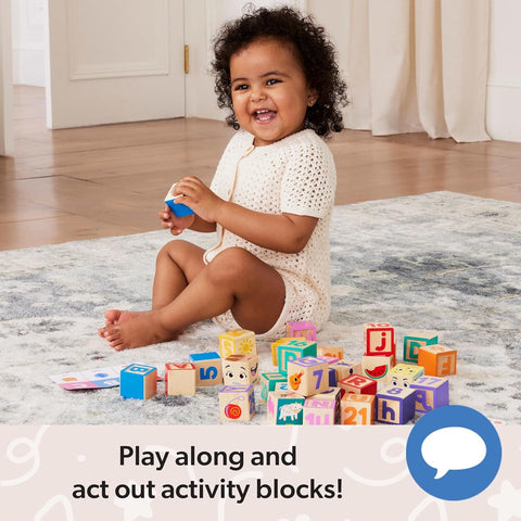 Ms. Rachel Wooden Learning Blocks + Activity Cards