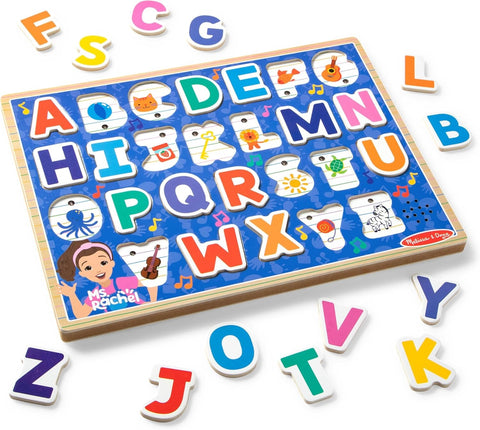 Melissa & Doug - Ms. Rachel Wooden Phonics Alphabet Sound Puzzle