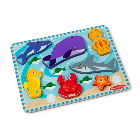 Melissa & Doug - Sea Life Chunky Puzzle