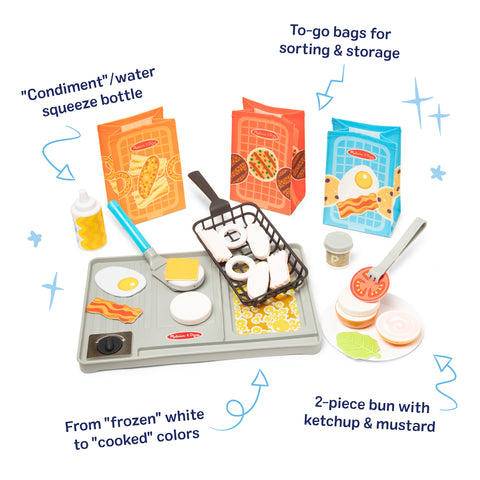 Water WOW! Flip & Fry Grill Play Set