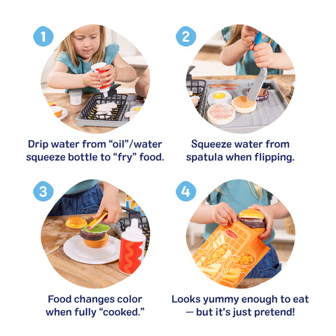 Water WOW! Flip & Fry Grill Play Set