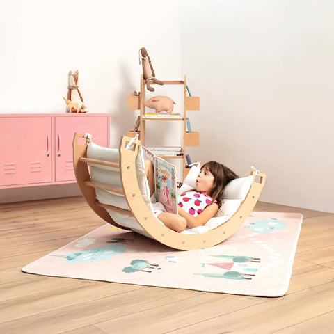 Large Rocker Balance Arch with White Pillow