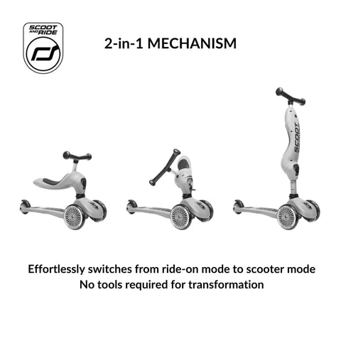 Scoot and Ride Highwaykick 1 Push and Go Steel