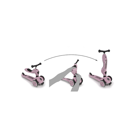 Scoot & Ride - Highwaykick 1 - 2-in-1 Scooter - Rose