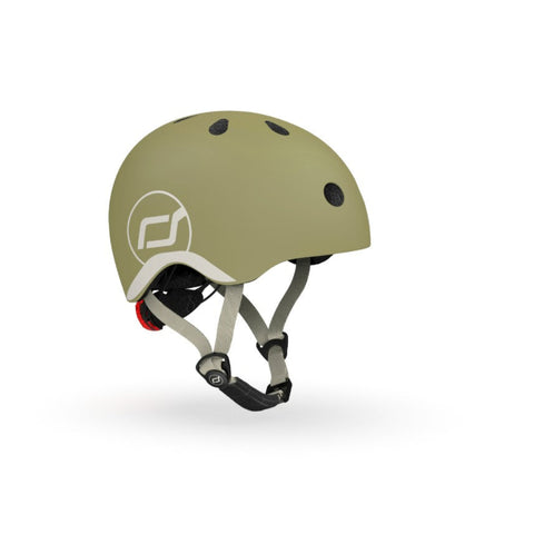 Scoot & Ride - Adjustable Baby Safety Helmet - Olive - XXS-S