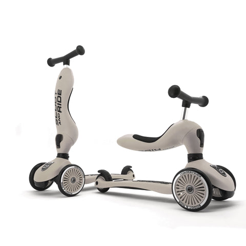Scoot & Ride - Highwaykick 1 - 2-in-1 Scooter - Ash