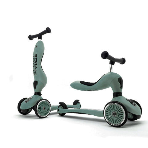 Scoot & Ride - Highwaykick 1 - 2-in-1 Scooter - Forest