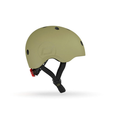 Scoot and Ride - Kid's Adjustable Safety Helmet - Olive - S-M