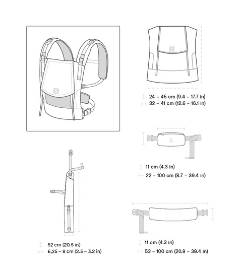 Limas Carrier - Mesh Anthracite