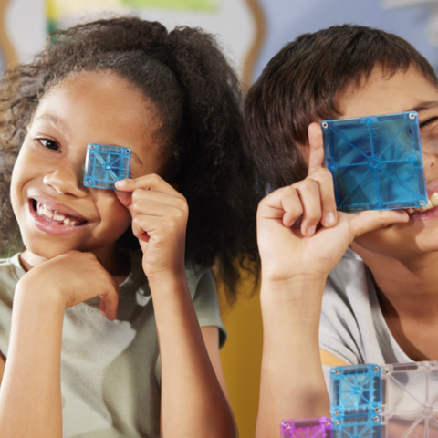 MAGNA-TILES® microMAGS Travel Set Deluxe 55-Piece Set