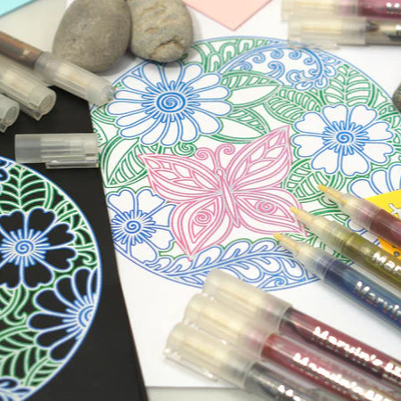 Marvin's Magic Silver  Markers - 12 Set