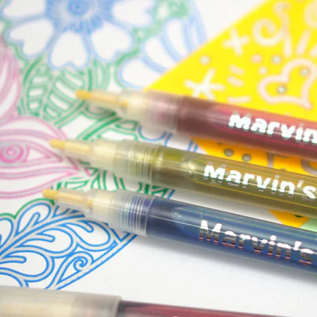 Marvin's Magic Silver  Markers - 12 Set