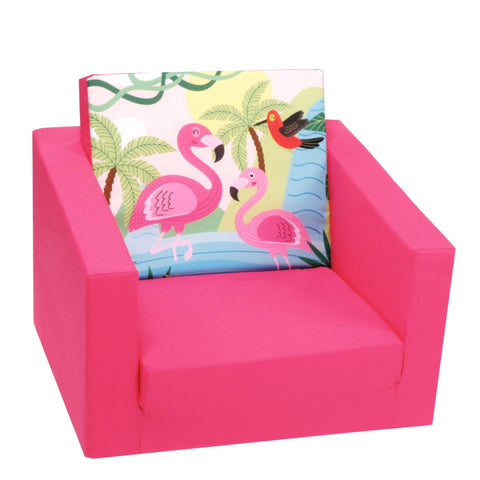 Delsit Single Sofa - Flamingos Pink