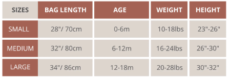 Bamboo Sleeping Bag (TOG 1.0) - Beige - Size L (12-18 months)