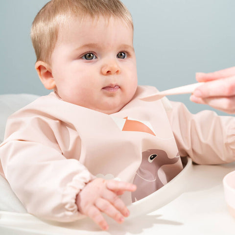 Sleeved Pocket Bib Playground Blue
