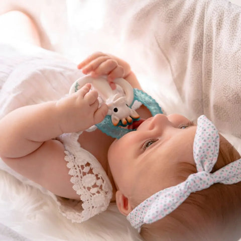 SLG - Fresh Touch Cooling Teething Ring Multi color