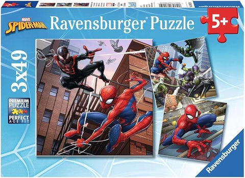 Spidey’s Adventures 3×49‑Piece Jigsaw Puzzle Set